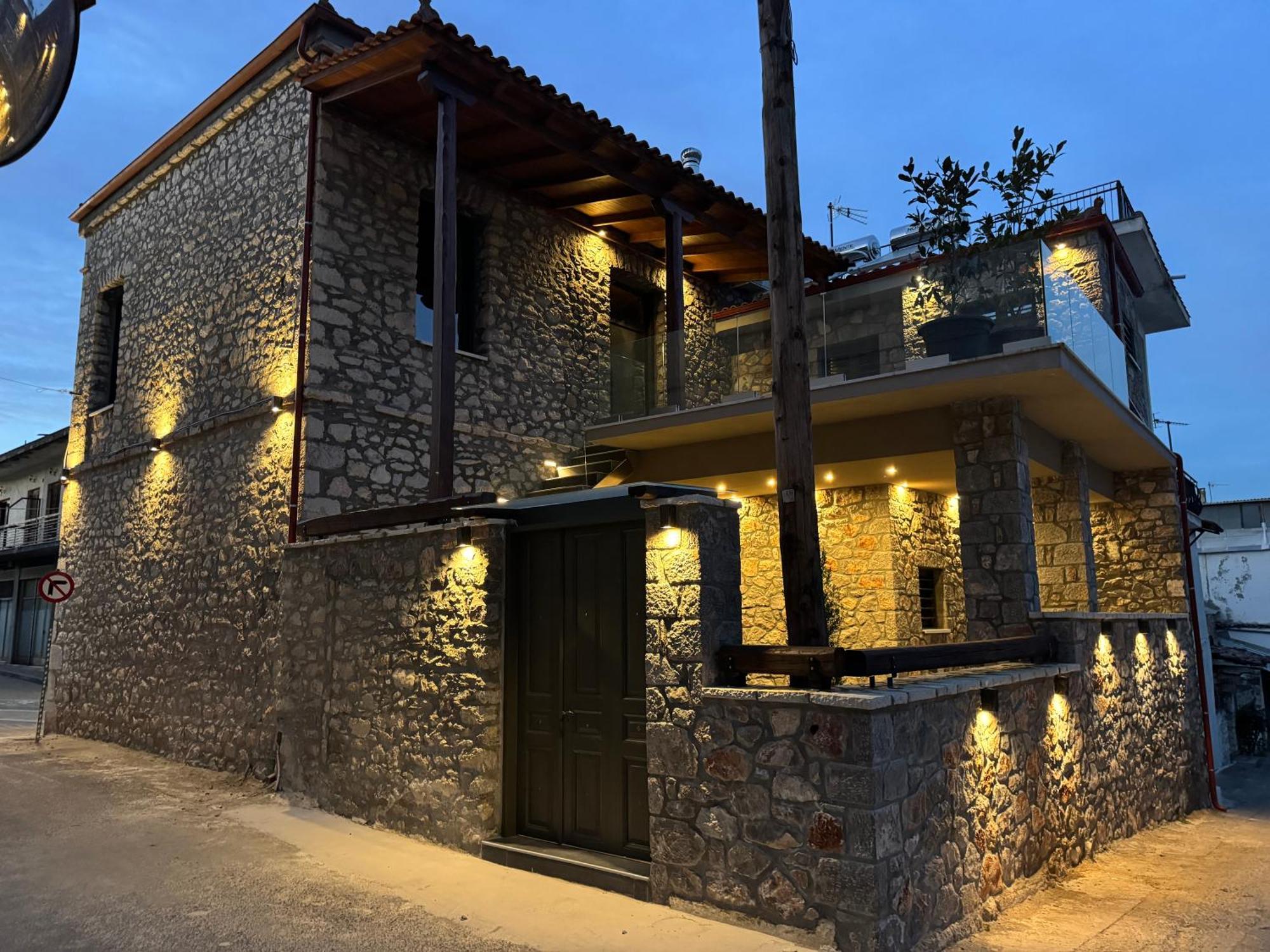 Amfikleias Earth Houses Exterior foto